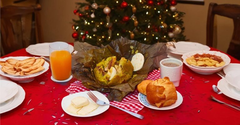 Cena navideña con Tamales tolimenses