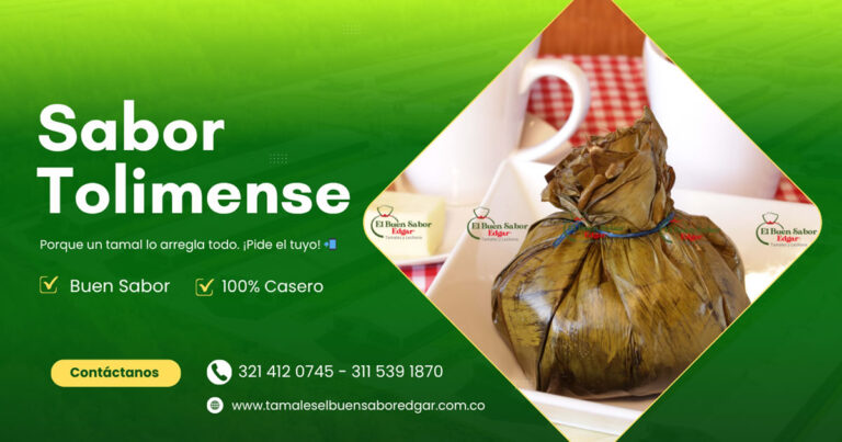 Tamales tolimenses por encargo Bogotá