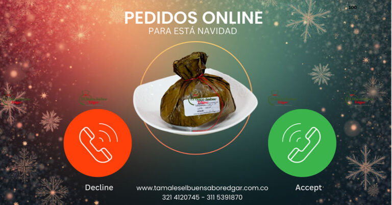 Pedidos de Tamales para Navidad