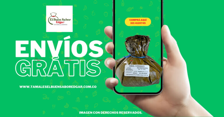Tamales con envios en Bogotá