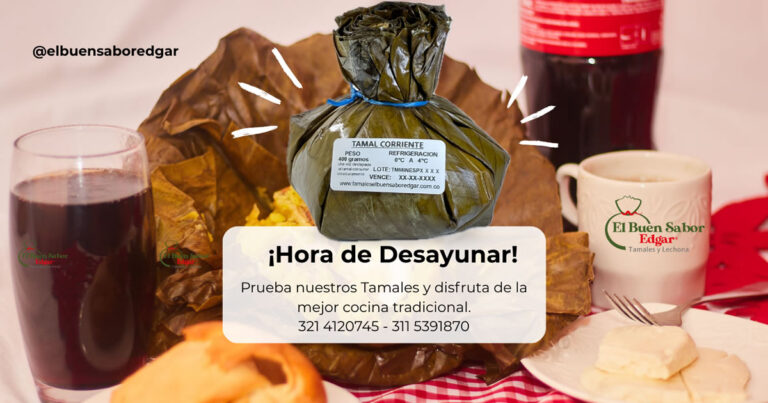 Tamales para celebraciones en Bogotá
