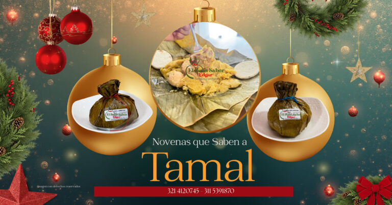 Tamales para Novenas