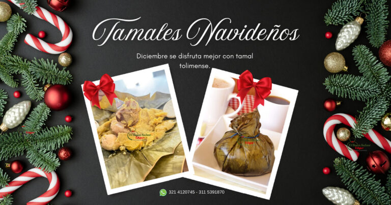 Tamales Tolimenses para Diciembre
